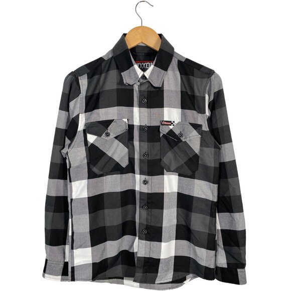 DIXXON Flannel Co. D-Tech "Finish Line" Check Flannel Shirt men's size XS - Picture 1 of 8